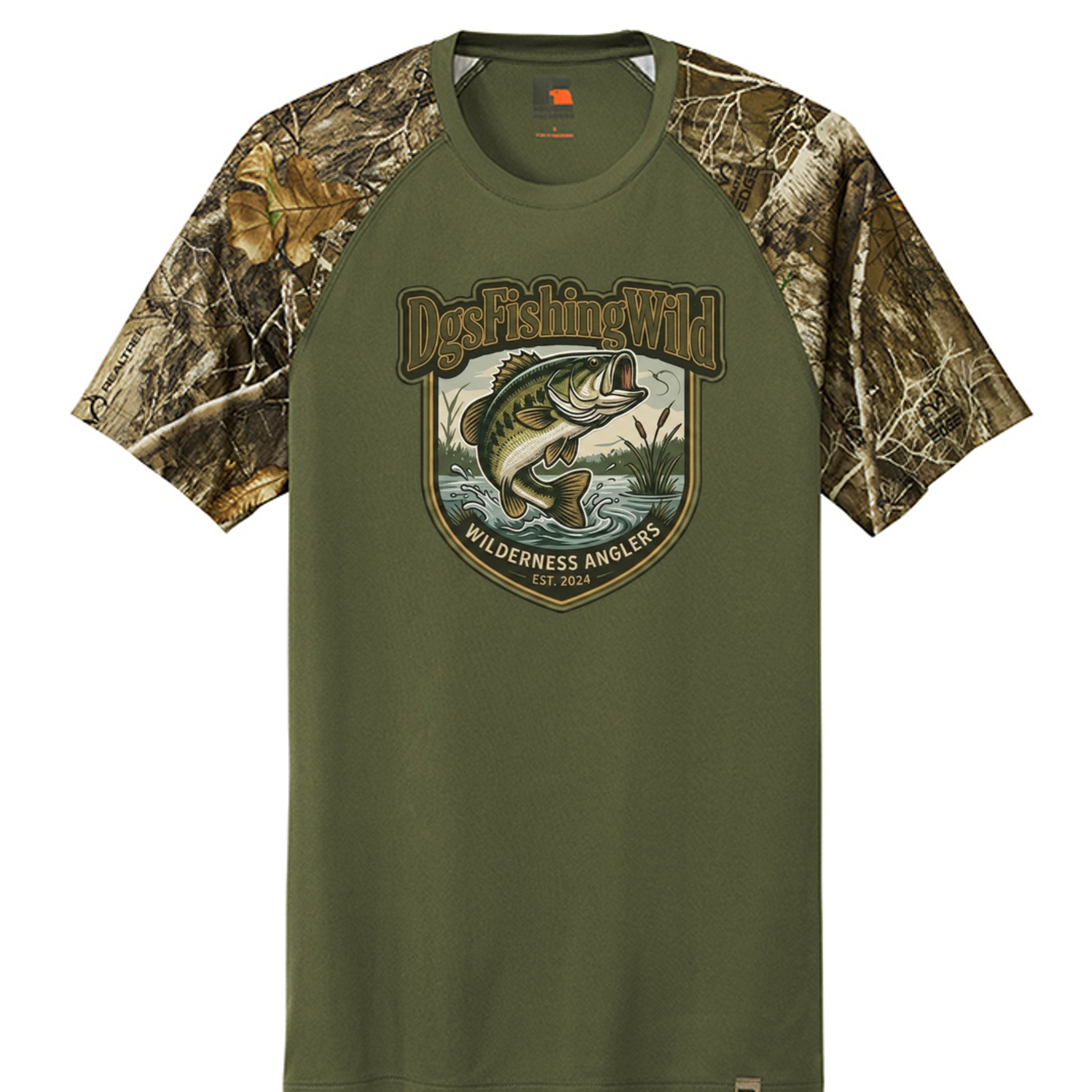 Dgs Fishing Wild Bass Performance Tee