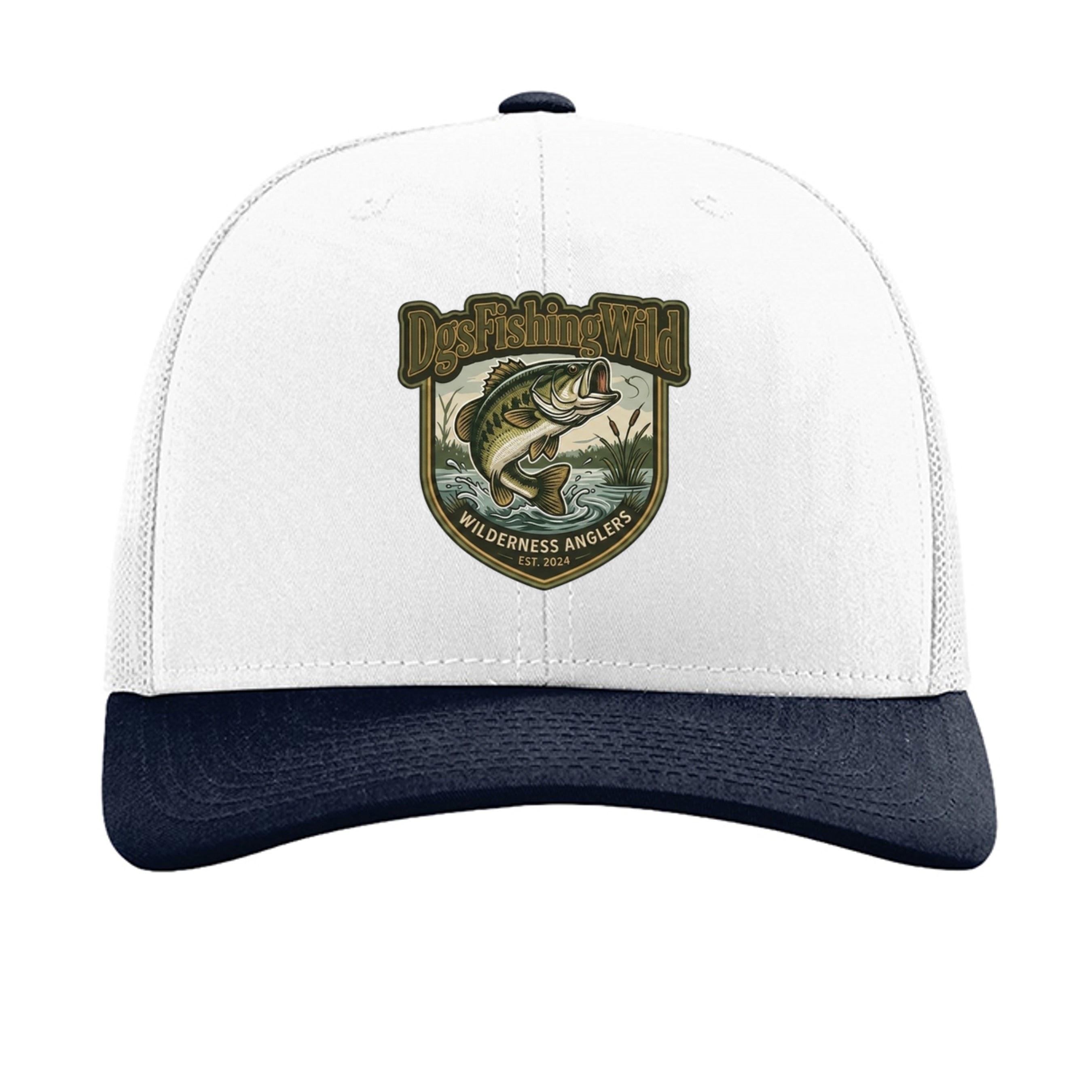 Dgs Fishing Wild Hat Bass Snapback Trucker Cap