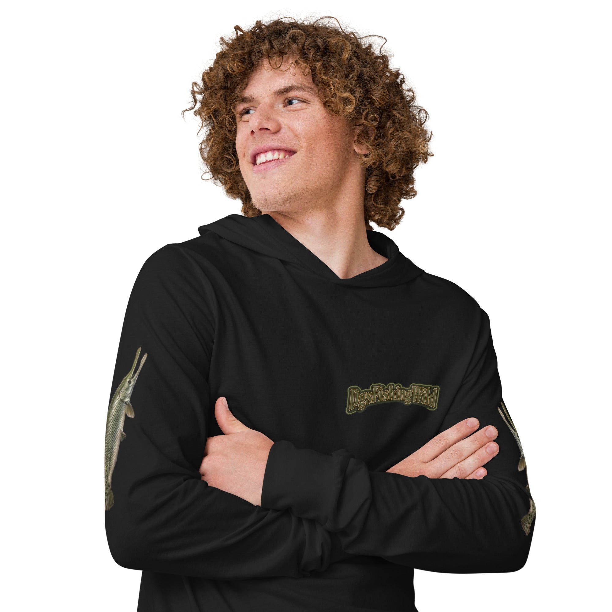 DGS Fishing Wild Hooded Long-Sleeve Tee