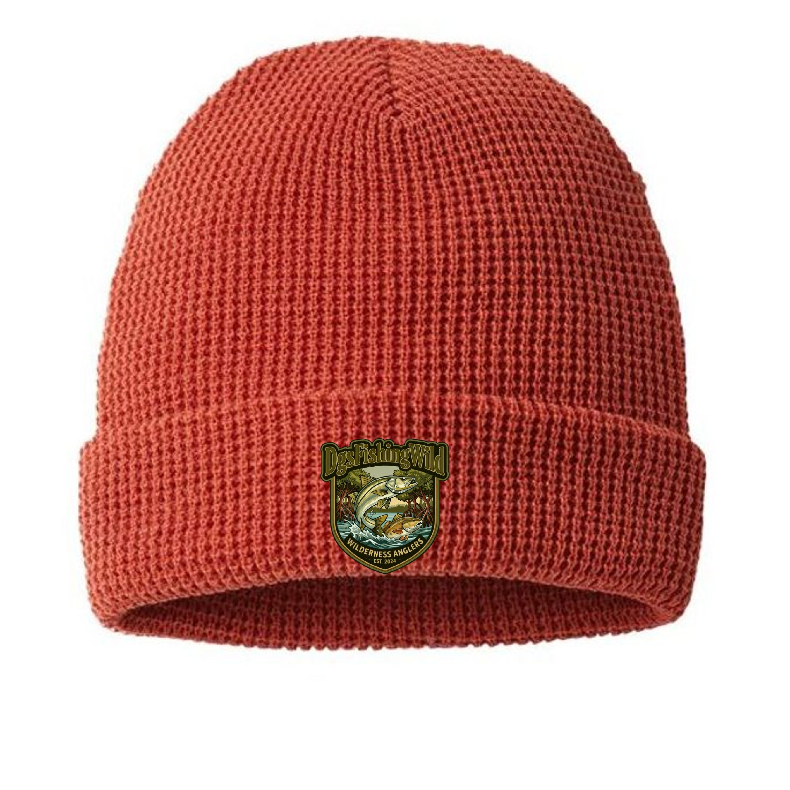 DGS Fishing Wild Waffle Cuffed Beanie
