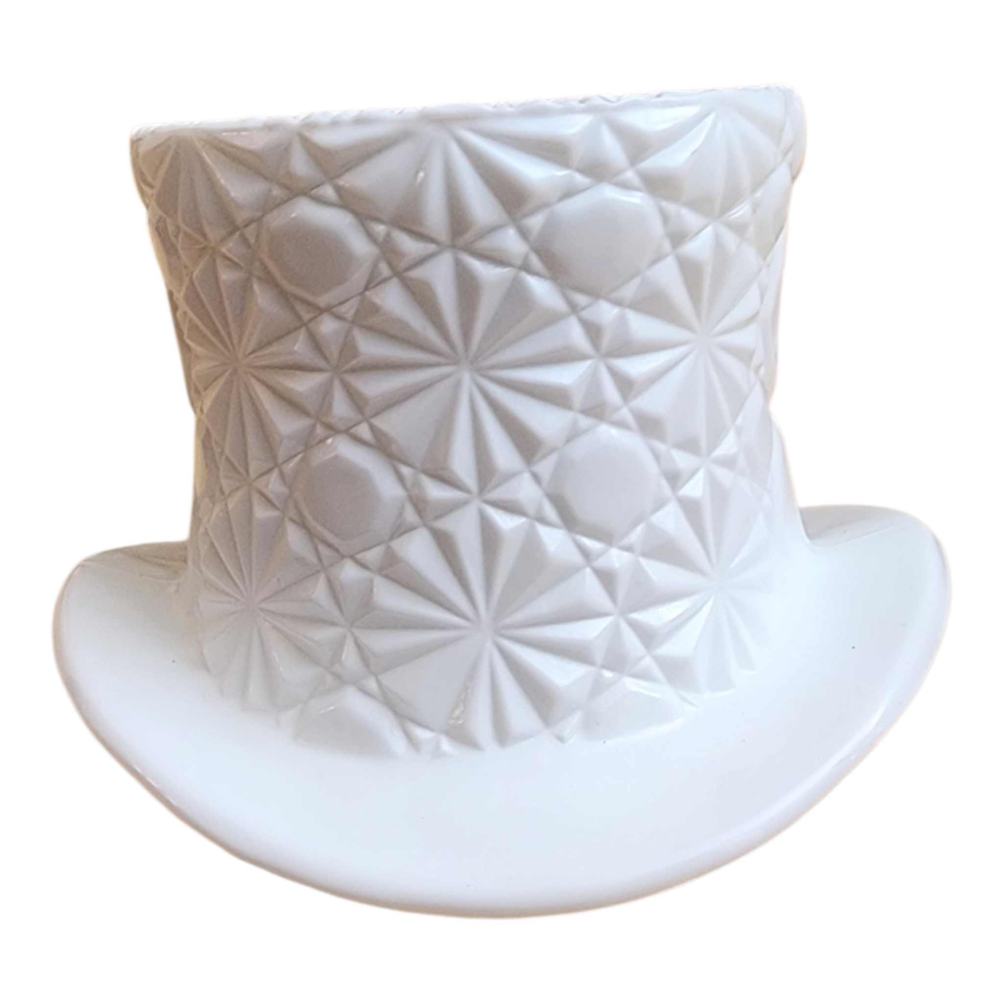 Fenton Milk Glass Top Hat Vases (Set of 5) | Daisy & Button Pattern | Vintage Collected Glass, view 2