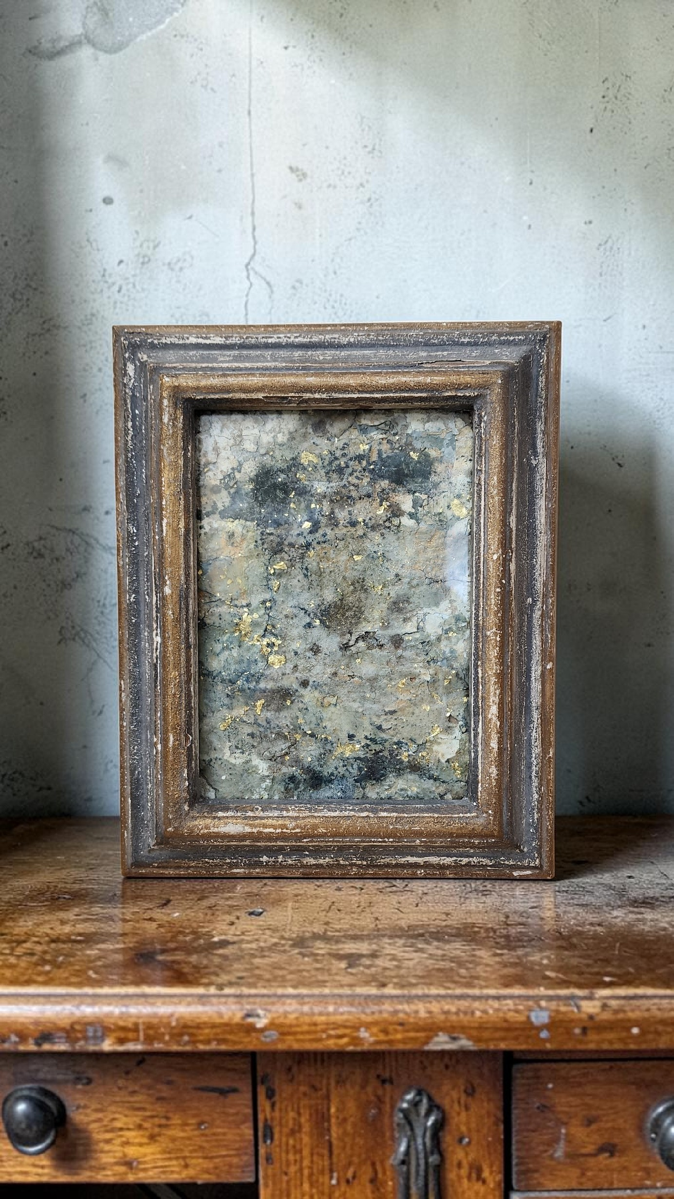 Framed Patina Study No. I | Hand-Painted Oak Frame | 10 x 8”
