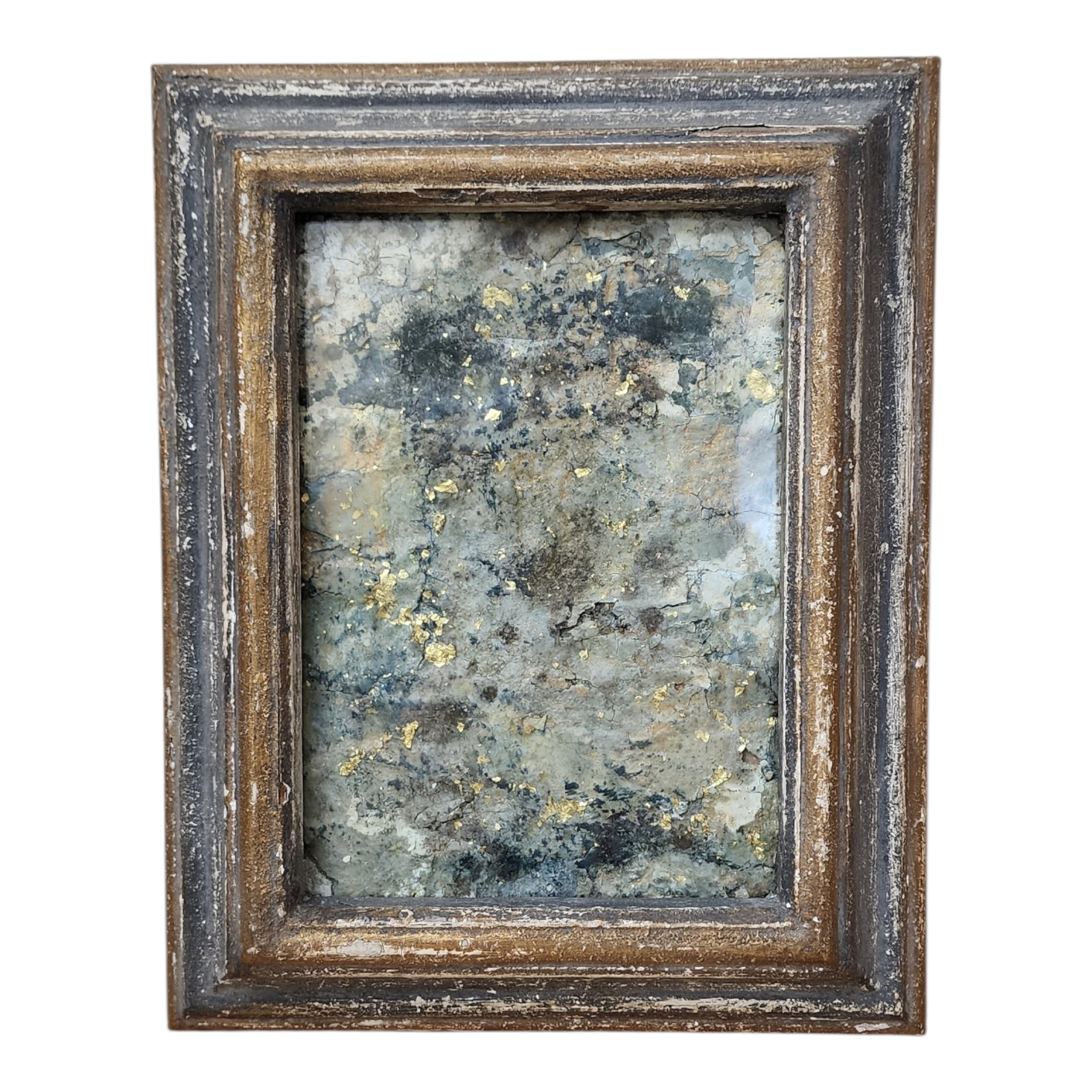 Framed Patina Study No. I | Hand-Painted Oak Frame | 10 x 8”, view 2