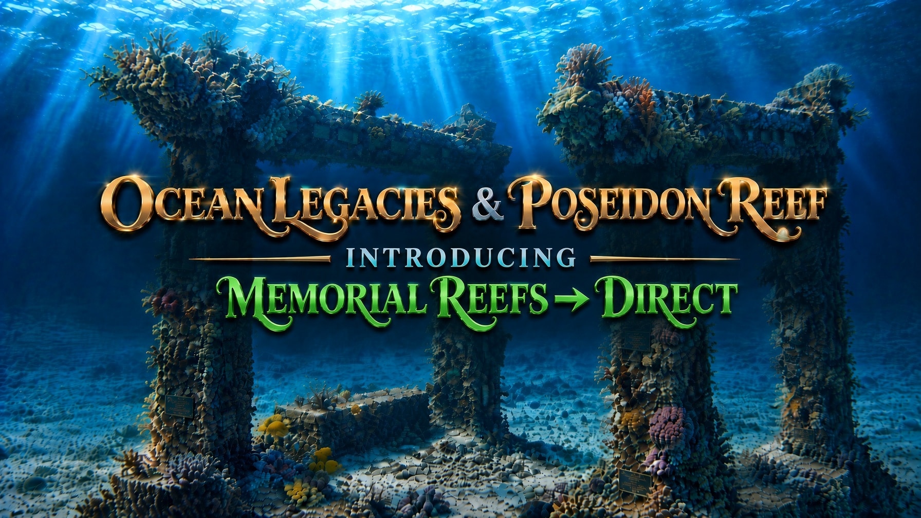Ocean Legacies and Poseidon Memorial Reef introducing Memorial Reefs Direct