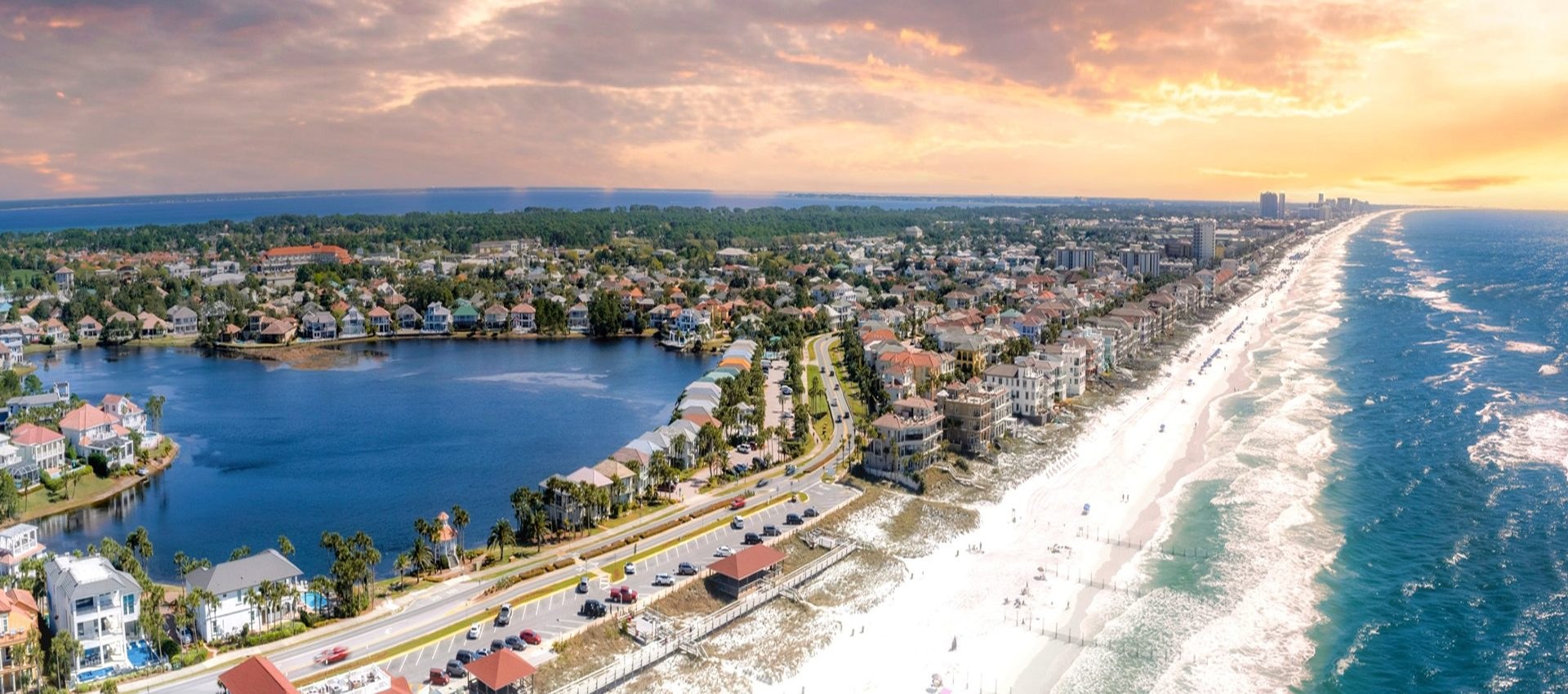 Destin shoreline on Florida's Emerald Coast