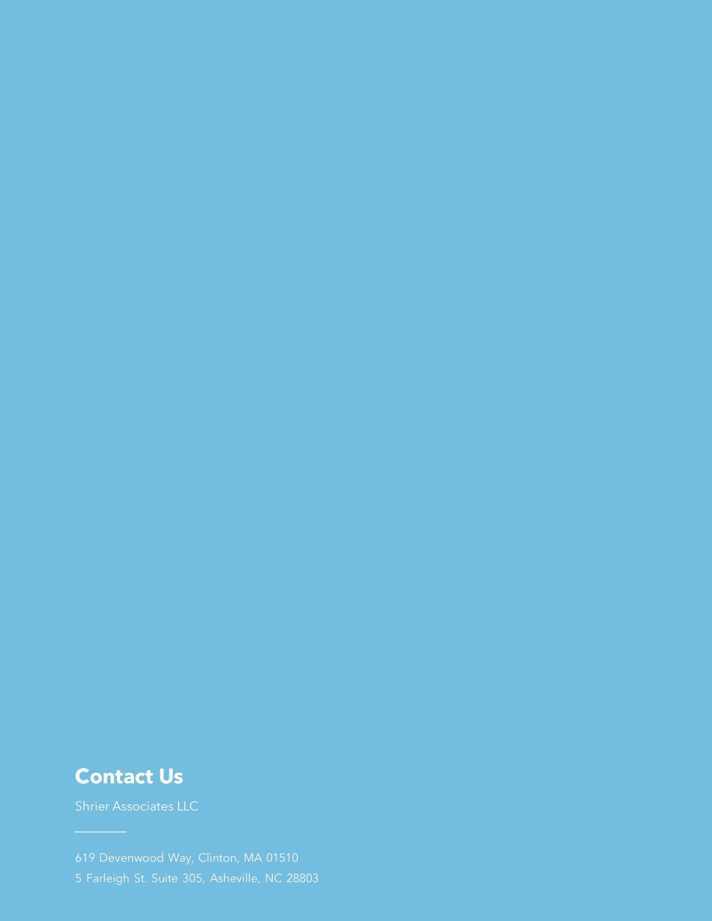 Page 10: Contact Us. Full text follows below and is also available in the original PDF.