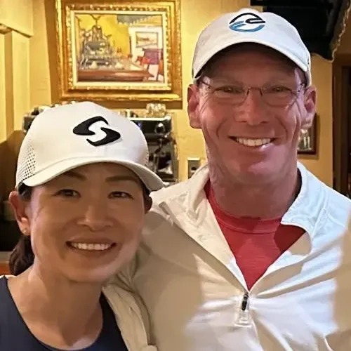 Richard Shrier with his wife, Yonok