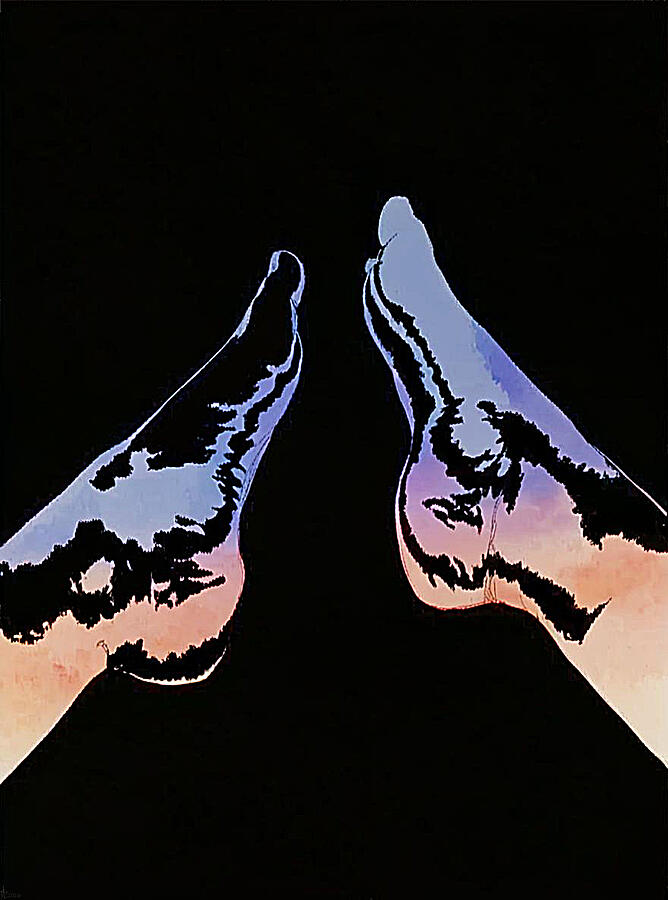 Translucent feet in Abstract Light
