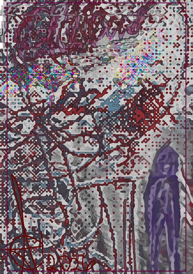 Abstract Multicolored Pattern