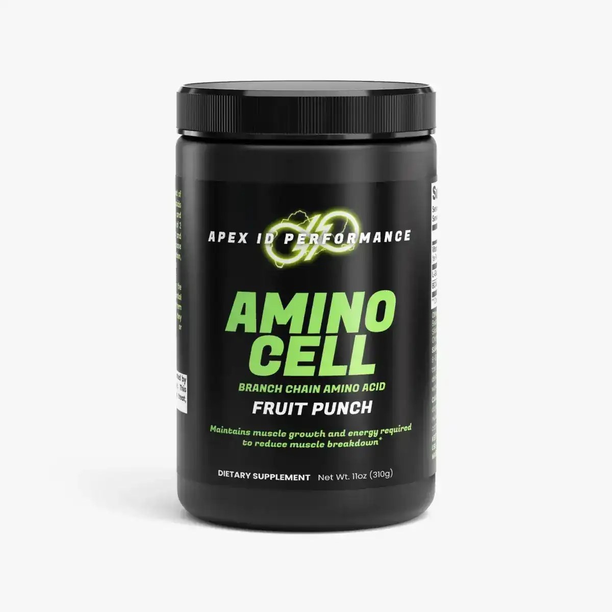 Amino acids category: Apex supplement packaging