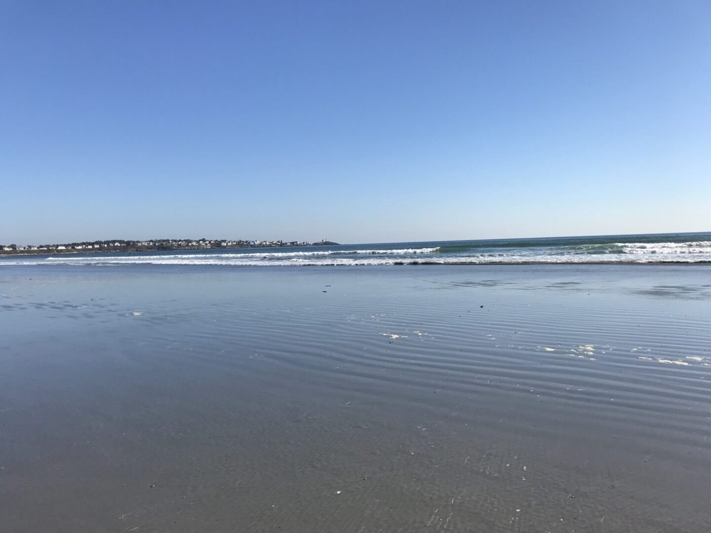 Long Sands Beach in York Beach, Maine