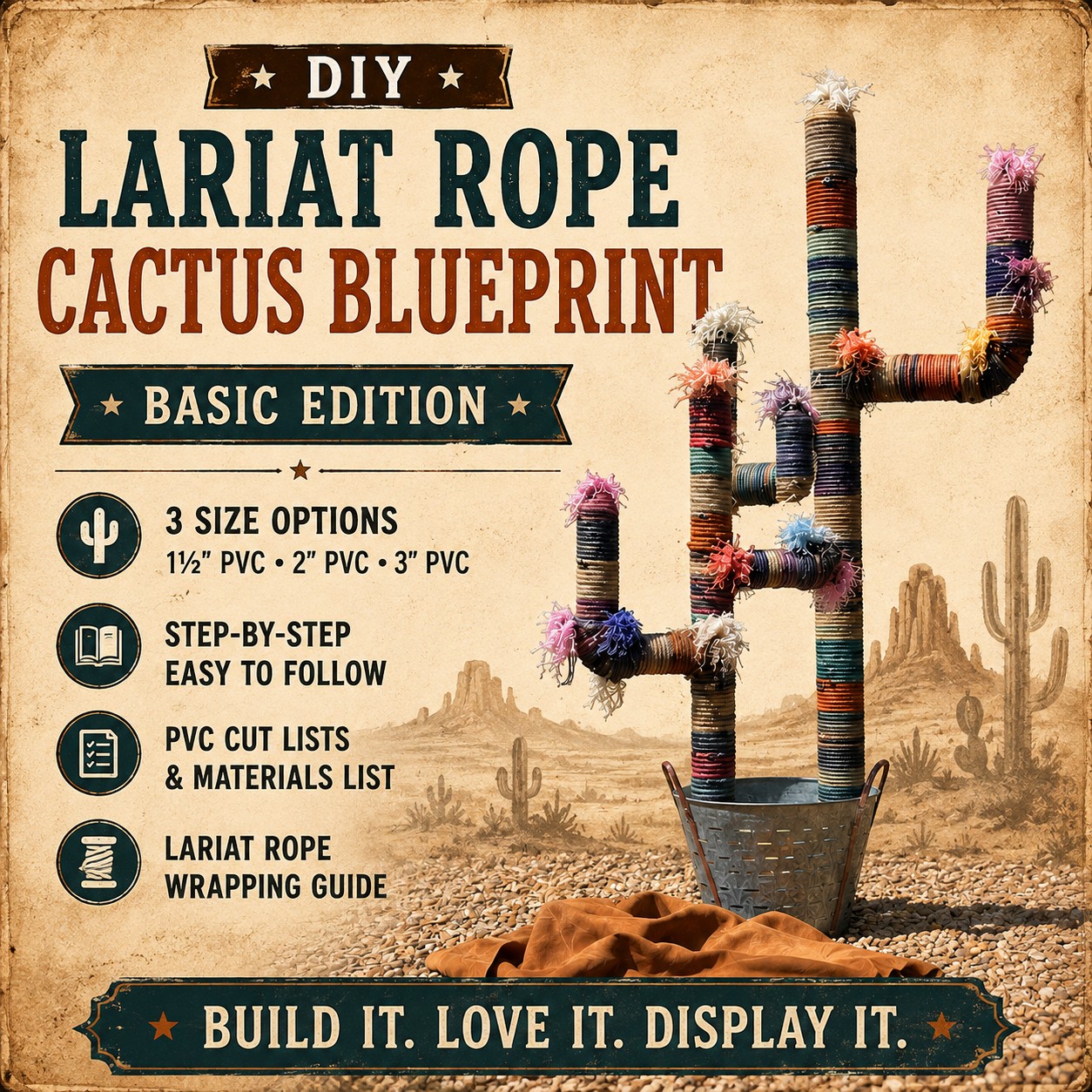 Lariat Rope Cactus Blueprint Basic Edition