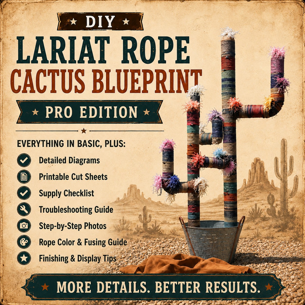 Lariat Rope Cactus Blueprint Pro Edition