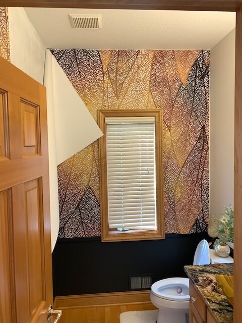 Wallpaper Rehanging project