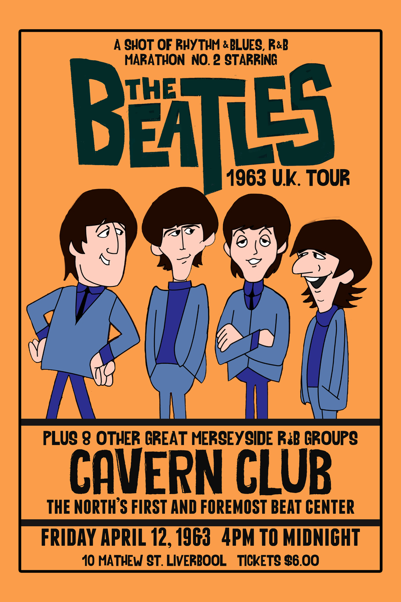 The Beatles art print in Mad Apple's collection