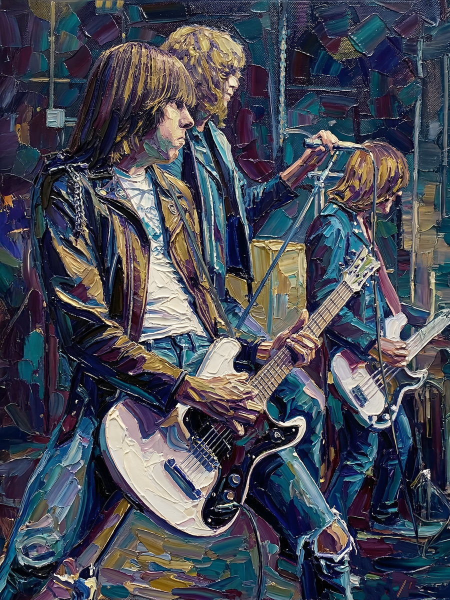 Ramones concert art print