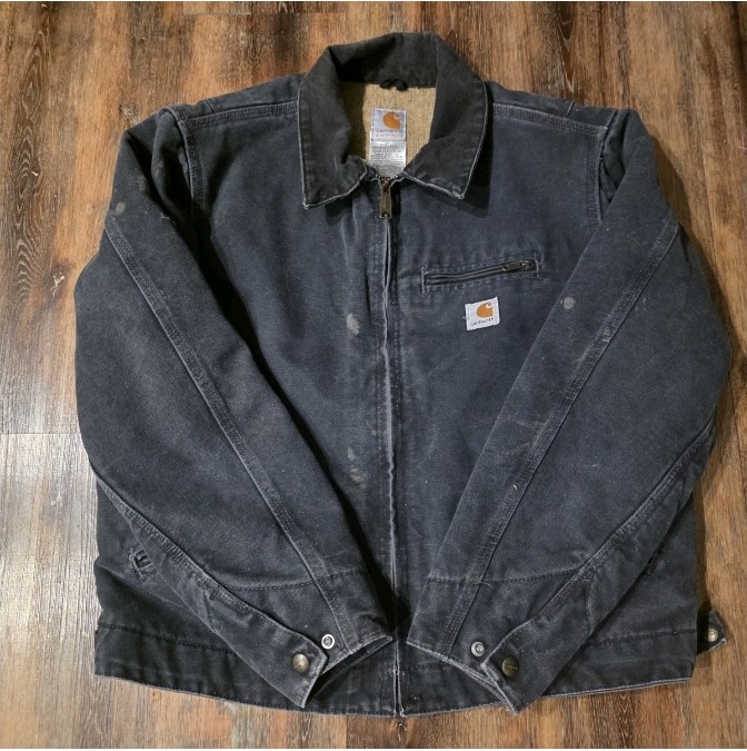 Vintage Detroit Carhartt Sherpa lined jacket