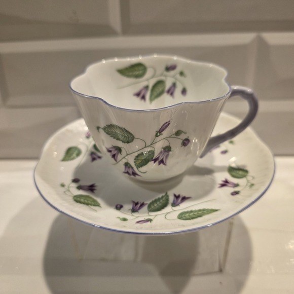 Vintage Shelley Campanula cup and saucer