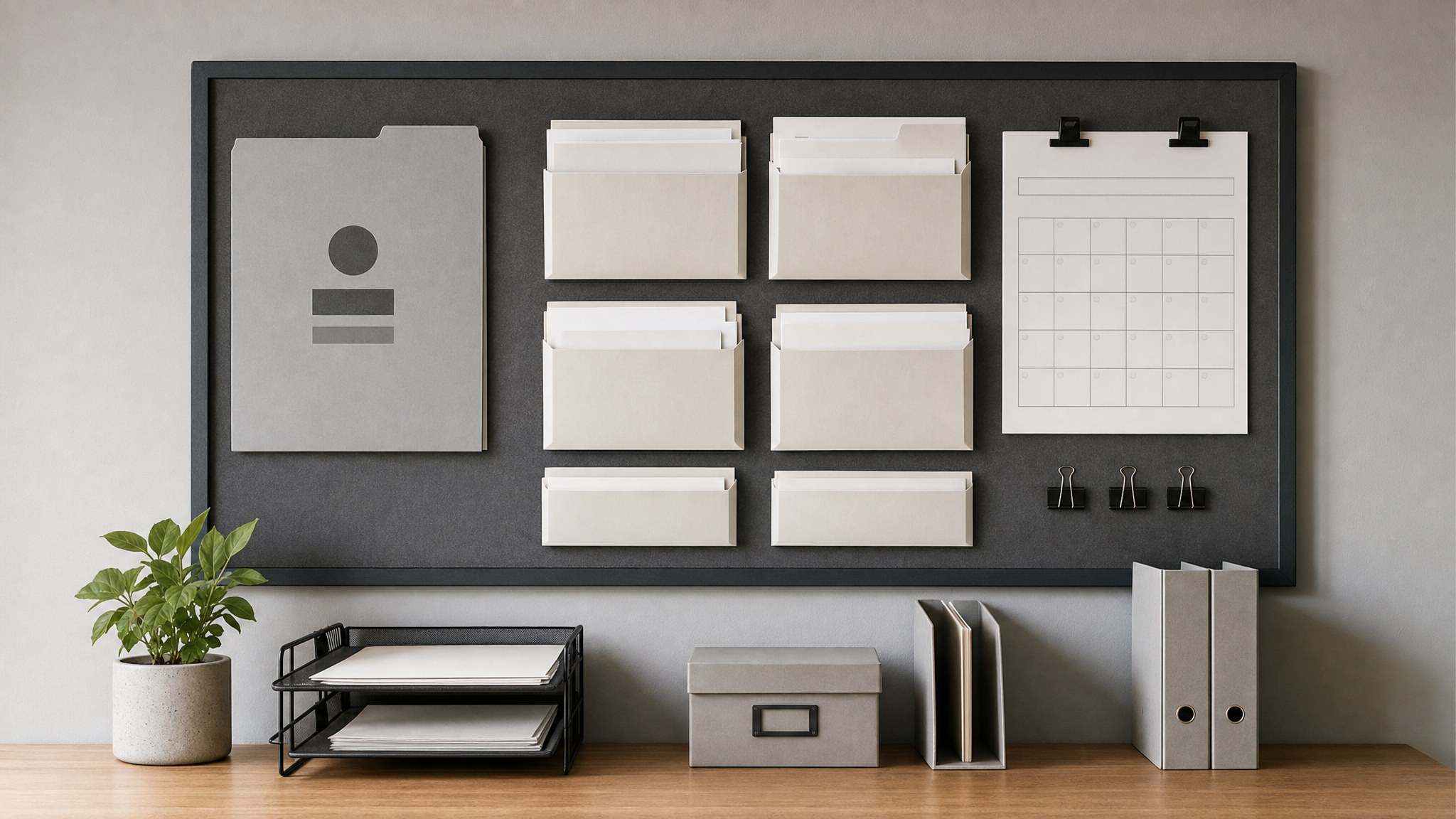 Organized vendor records and review calendar
