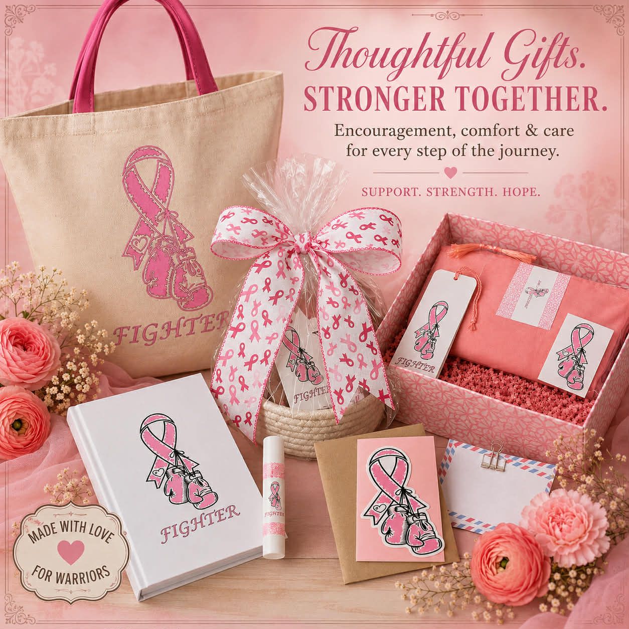 Fighter cancer care gift box