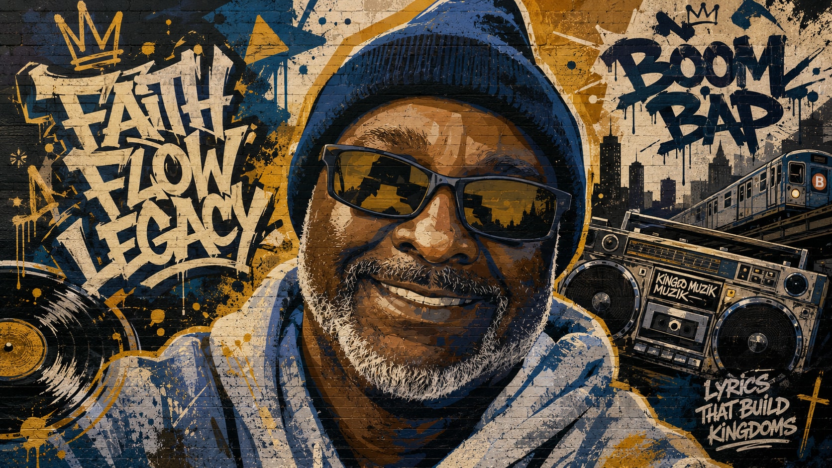 Faith Flow Legacy artwork featuring Tyrine the Artist