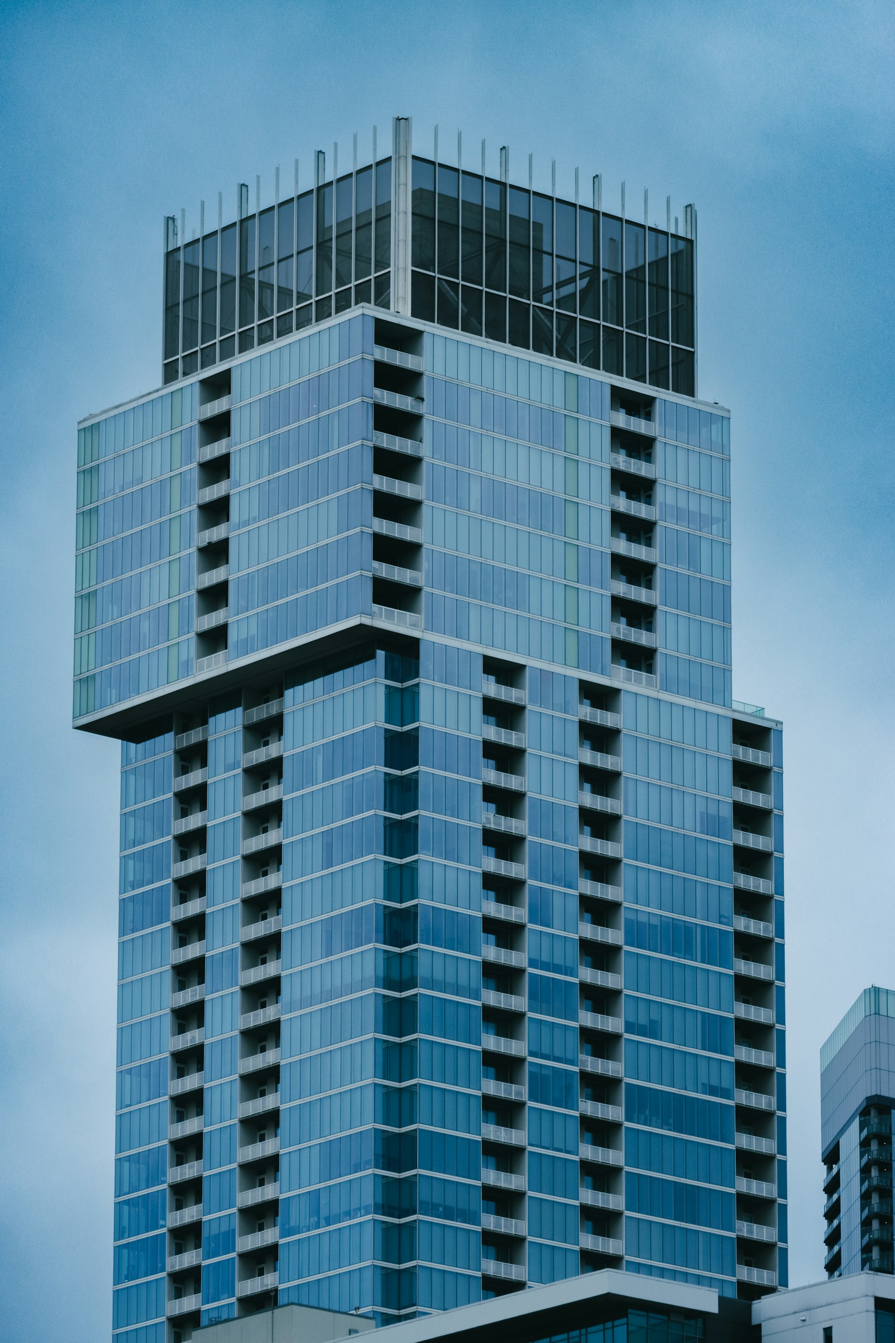Austin apartment building with private balconies