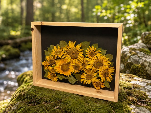 18 × 24 example flower preservation frame