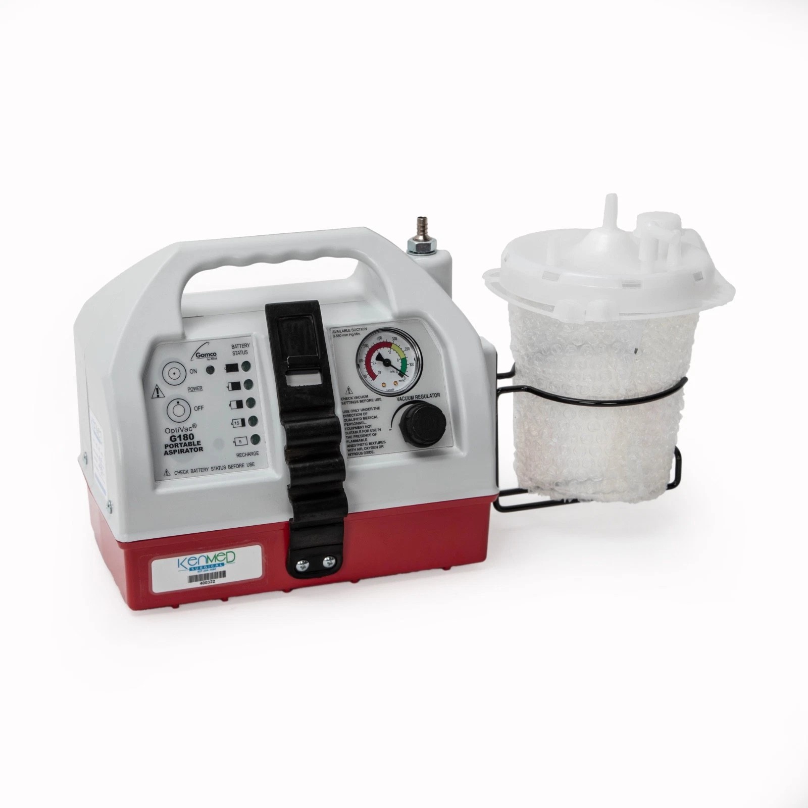 Barrat Healthcare Gomco OptiVac G180 portable aspirator