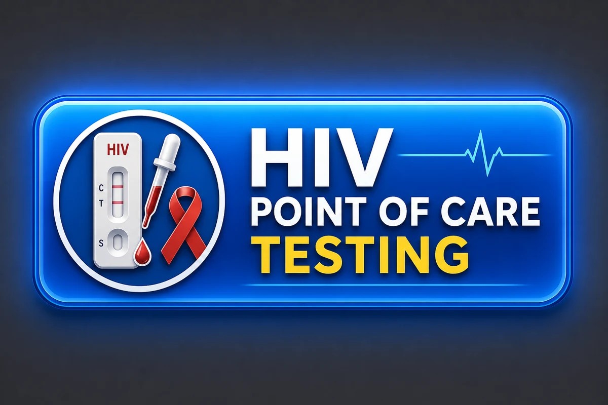 HIV testing promotional illustration