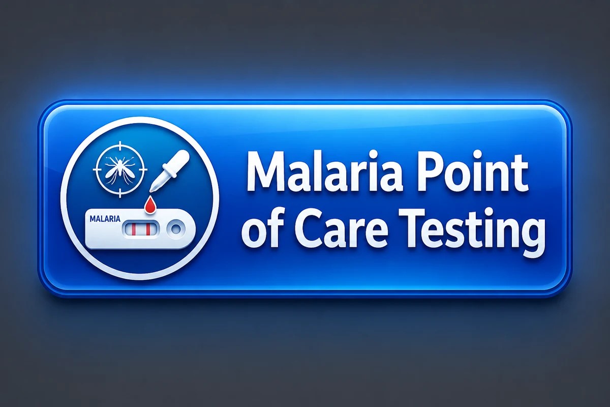 Malaria testing promotional illustration