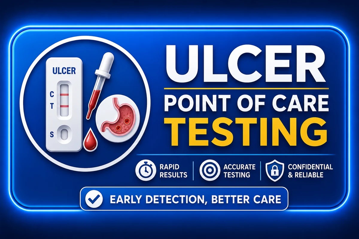 Ulcer-related testing enquiries promotional illustration