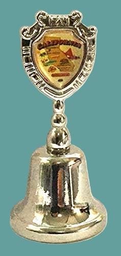 California - CA Souvenir Collectible Dinner Bell, It rings!!! Zinc Alloy Metal