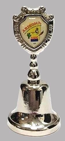 Arizona - AZ Souvenir Collectible Dinner Bell, It rings!!! Zinc Alloy Metal