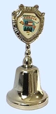 Georgia - GA Souvenir Collectible Dinner Bell, It rings!!! Zinc Alloy Metal
