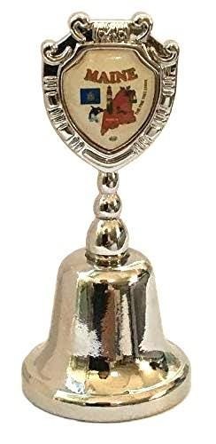 Maine - ME Souvenir Collectible Dinner Bell, It rings!!! Zinc Alloy Metal