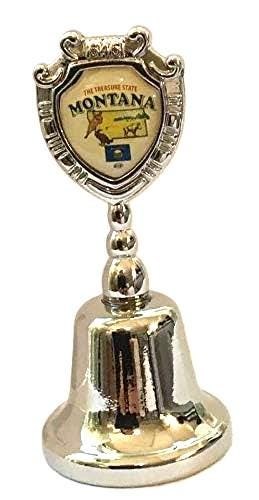 Montana - MT Souvenir Collectible Dinner Bell, It rings!!! Zinc Alloy Metal