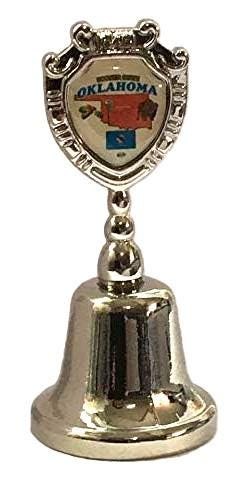 Oklahoma - OK Souvenir Collectible Dinner Bell, It rings!!! Zinc Alloy Metal