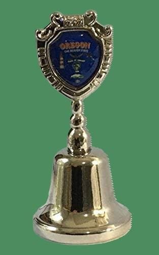 Oregon - OR Souvenir Collectible Dinner Bell, It rings!!! Zinc Alloy Metal