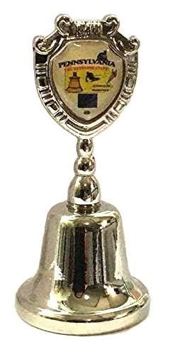 Pennsylvania - PA Souvenir Collectible Dinner Bell, It rings!!! Zinc Alloy Metal