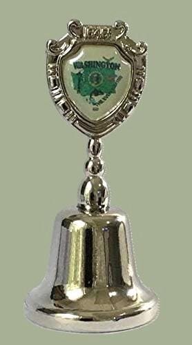Washington - WA Souvenir Collectible Dinner Bell, It rings!!! Zinc Alloy Metal