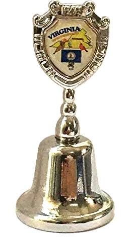 Virginia - VA Souvenir Collectible Dinner Bell, It rings!!! Zinc Alloy Metal