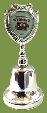 Wyoming - WY Collectible Dinner Bell, It rings!!! Zinc Alloy Metal