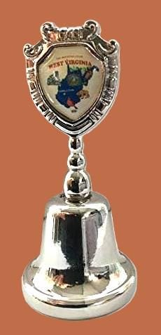 West Virginia - WV Collectible Dinner Bell, It rings!!! Zinc Alloy Metal