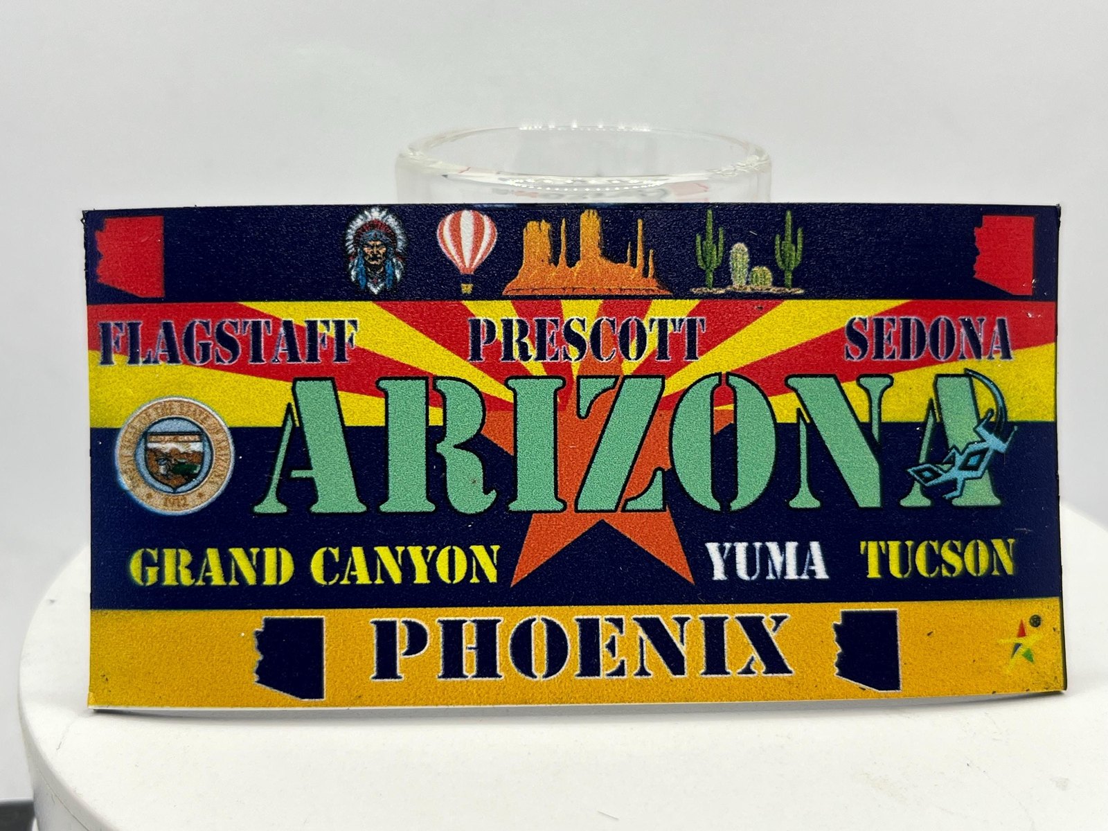 Arizona - AZ Colorful State Magnet Rectangular Collectible Souvenirs Made in the USA
