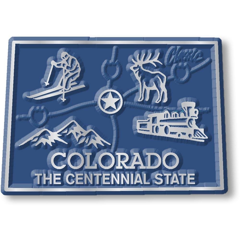 Colorado - CO State Map Shape Collectible Souvenirs Magnet Made in the USA