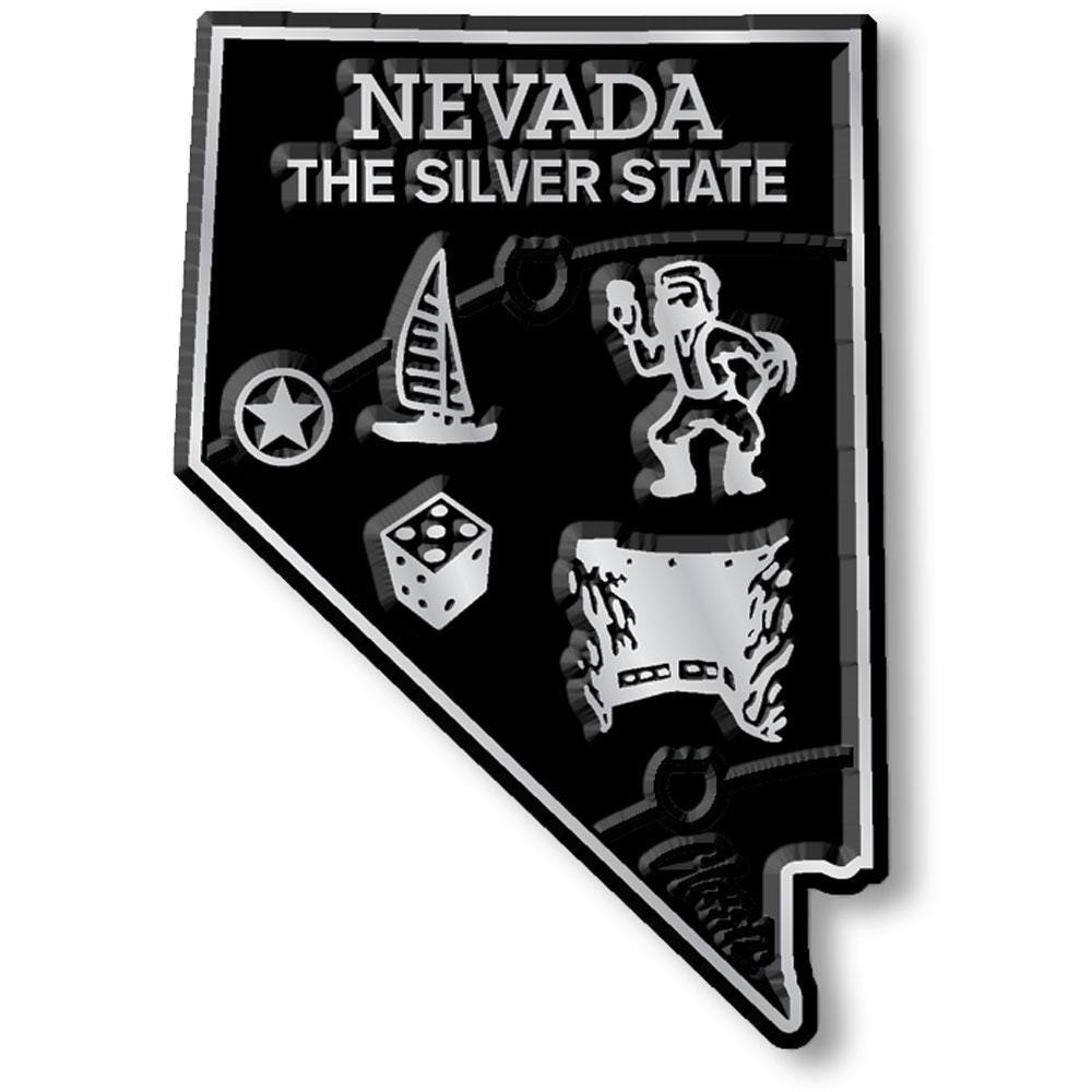 Nevada - NV State Map Shape Collectible Souvenirs Magnet Made in the USA