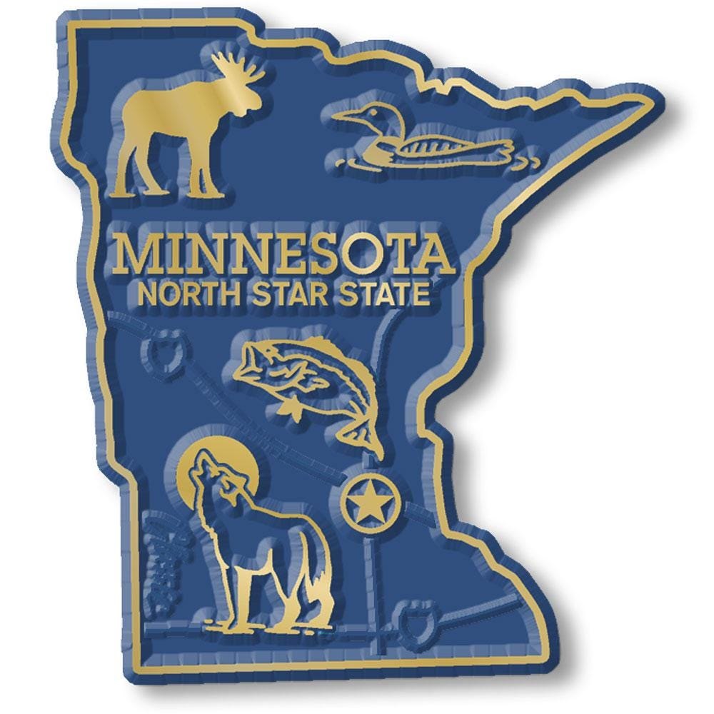 Michigan - MI State Map Shape Collectible Souvenirs Magnet Made in the USA