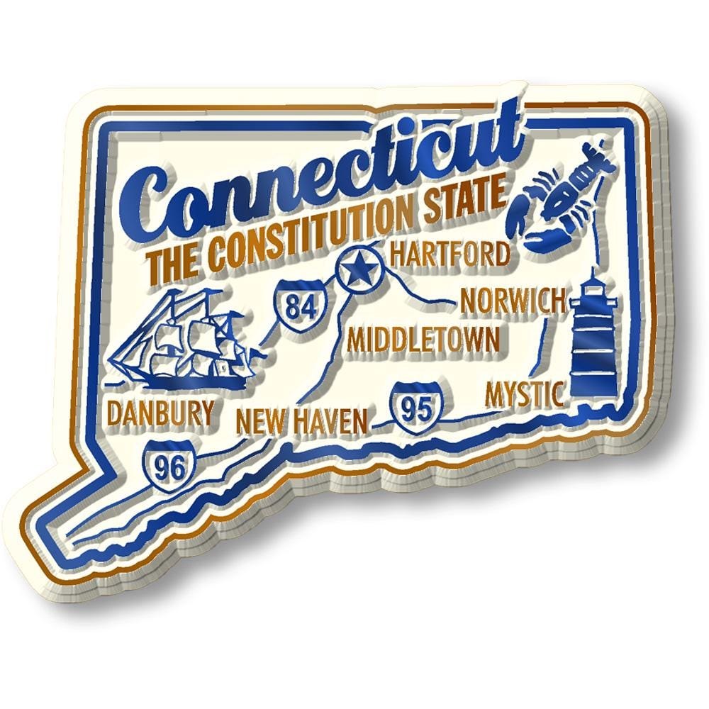 Connecticut - CT Premium State Magnet Collectible Souvenir Made in the USA