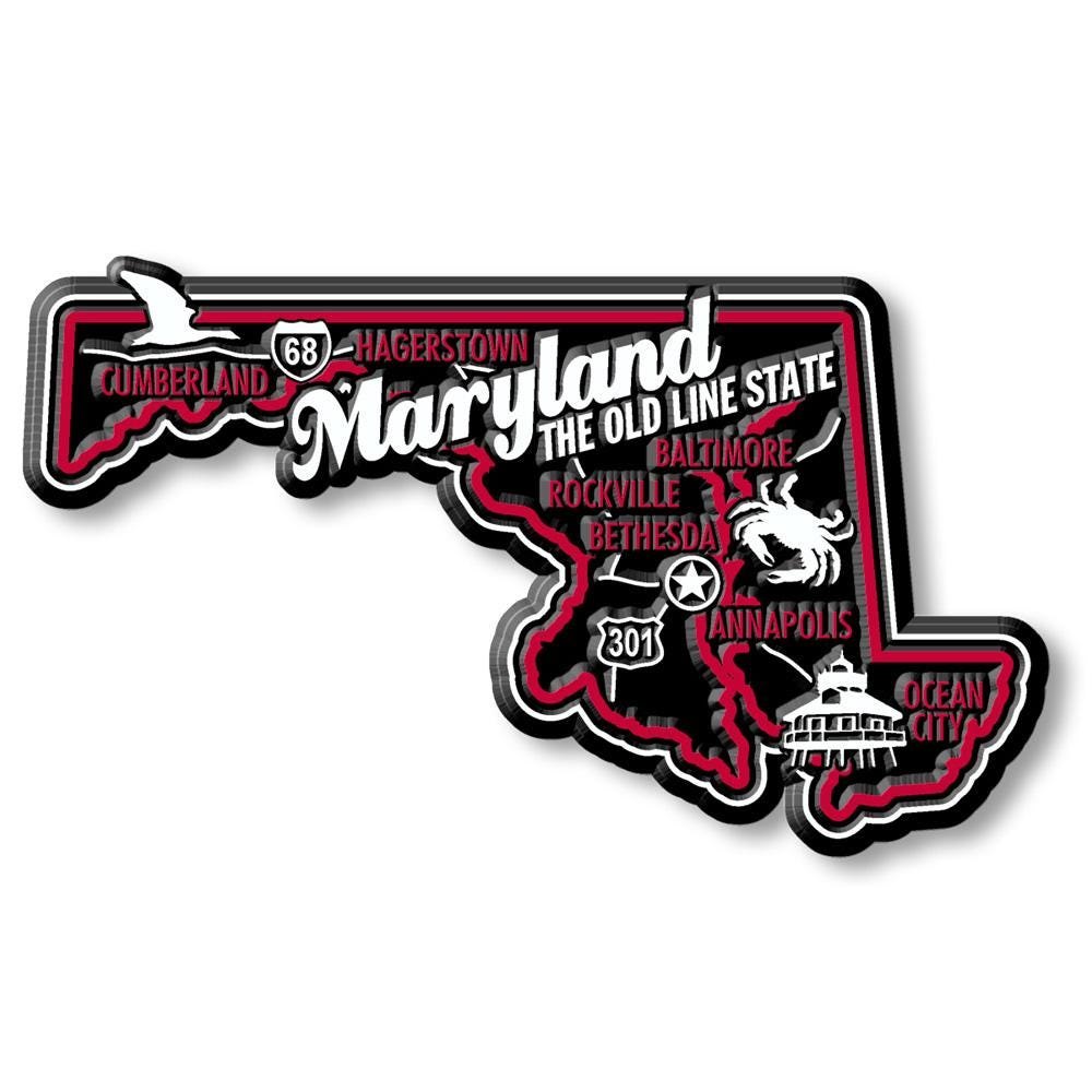 Maryland - MD Premium State Magnet Collectible Souvenir Made in the USA