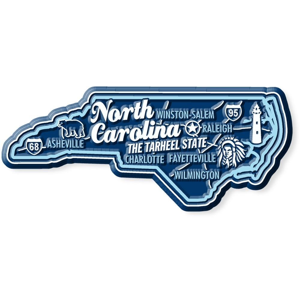 North Carolina - NC Premium State Magnet Collectible Souvenir Made in the USA